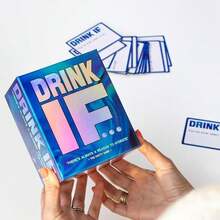 Drink IF 成人派对卡牌游戏，饮酒游戏卡牌，300 张卡牌，包含 600 个独特提示，高级扑克牌 - 咖啡棕 - 查看 1