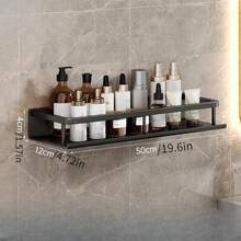 Rak Penyimpanan Gantung Dinding, Rak Sudut Kamar Mandi, Gantungan Handuk Kamar Mandi dengan Kait, Perlengkapan Penyimpanan Kamar Mandi, Rak Penyimpanan Kamar Mandi, Aksesoris Kamar Mandi, Cocok untuk Menyimpan Barang di Dapur, Kamar Mandi, Balkon, dan Tempat Lainnya. - MultiWarna - View 10