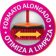 Rectangular Plastic Broom For Home Floor Cleaning - 1 - Xem 5