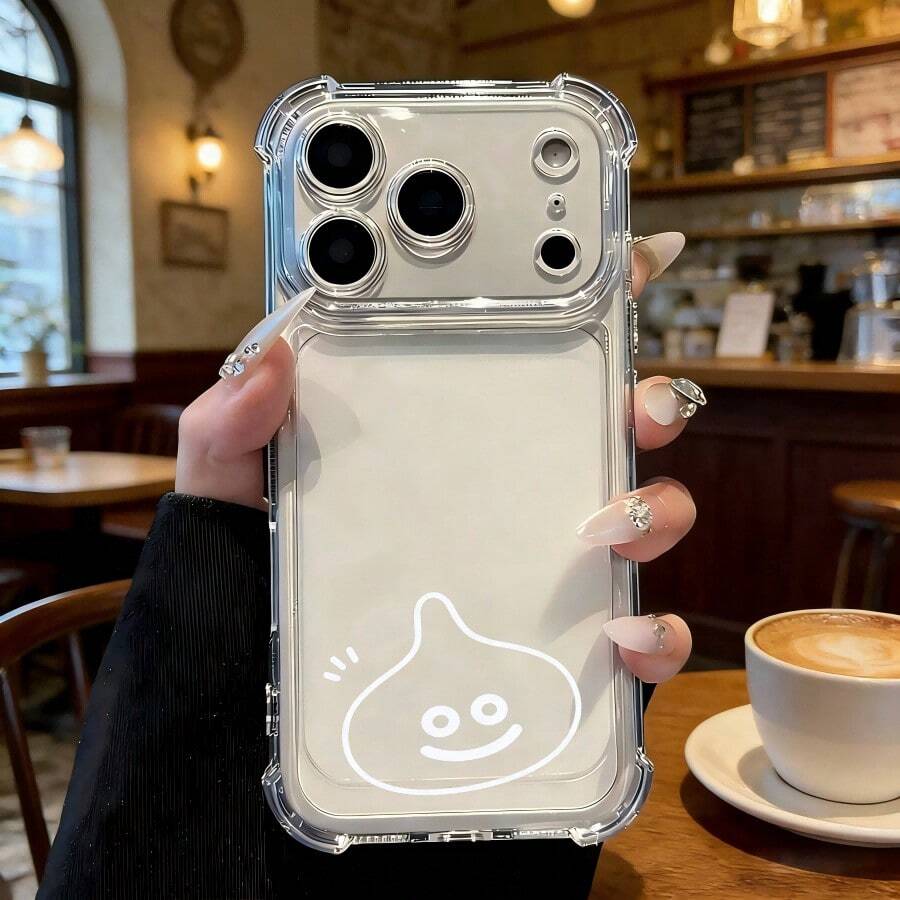 スマホケース クリアケース エアクッションケース 四隅耐衝撃 シンプルデザイン ミニマル 大人上品 クリアTPU 全面保護 耐衝撃 傷防止 カメラレンズ保護 17pro Max/17pro/17/11/12/13/14/15/15Pro/15PluS/15Pro Max/16/16Pro/16PluS/16Pro Max/MIN/X/XR 対応対応 インスタ映え 贈り物に最適 - 透明 - チェックする 1