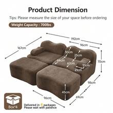 Sofas & Couches - Brown - View 3