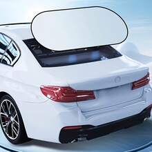 Thickened Car Rear Window Sun Shade, Heat Insulation And Cooling, Suitable For Most Sedans & SUVs, Foldable And Portable Design, Universal Fit - Multicolor - View 12