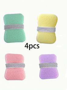 1 pieza Bolsa de jabón Esponja de baño Bola de baño Herramienta de limpieza del hogar, Estropajo de ducha súper suave y sin desprendimiento - multicolor - Ver 15