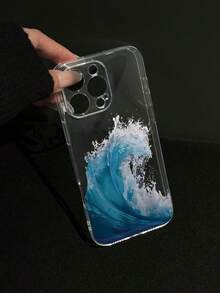 1pc Colorful Semi-Personalized Pattern Full Coverage Transparent TPU Phone Case Compatible With IPhone 11 12 13 14 15 16 Pro Max Xr 7 8 Plus Series - Multicolor - View 5