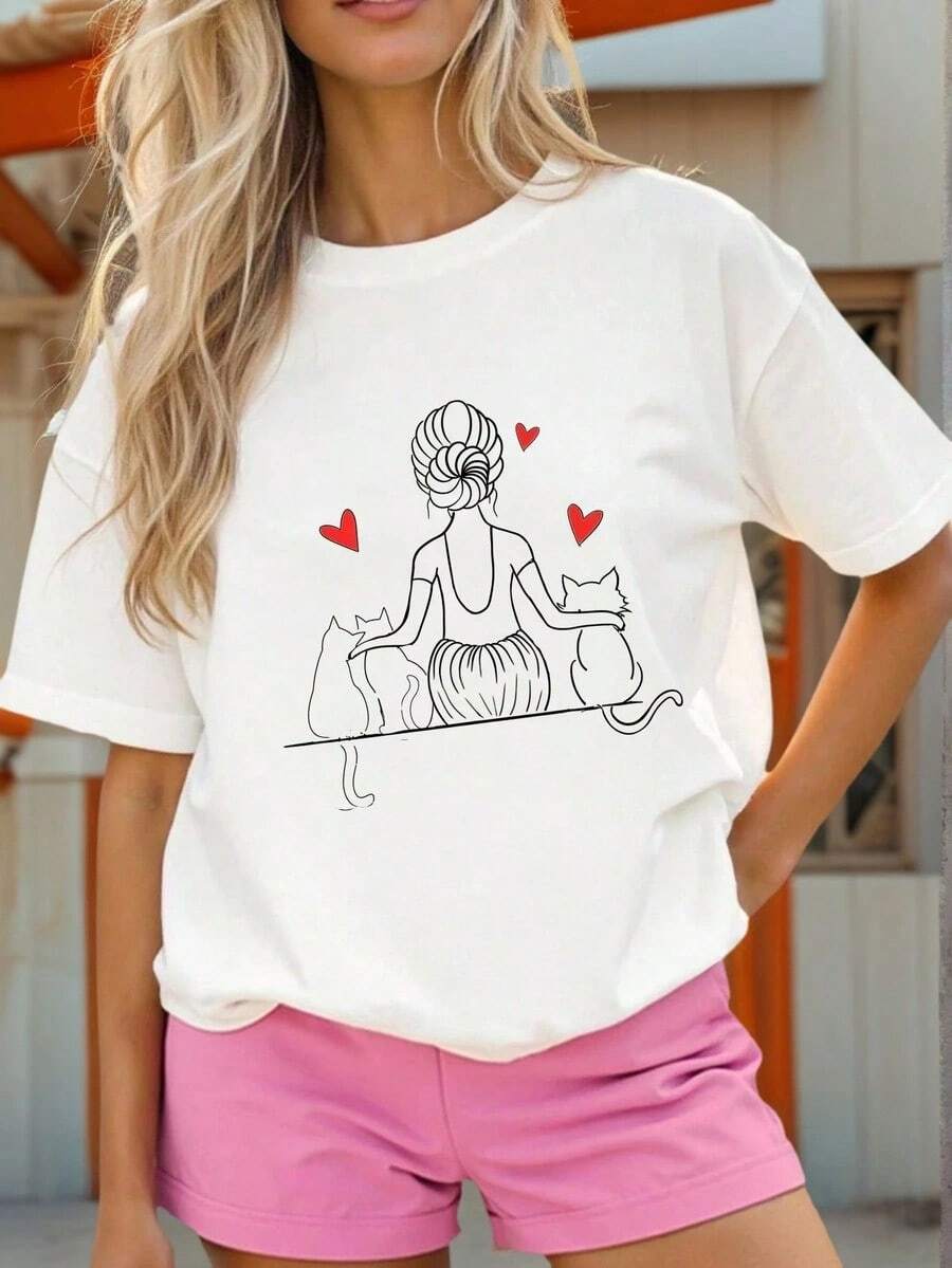 Women T-Shirts - White - View 1
