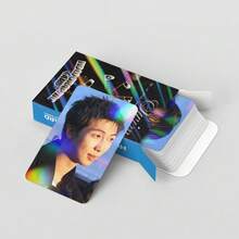124张/盒 K-Pop 照片卡和贴纸（60张 LOMO 卡 + 64张贴纸），明星卡片收藏，装饰品，送朋友的礼物，生日礼物，节日礼物，收藏品 - 彩色 - 查看 5