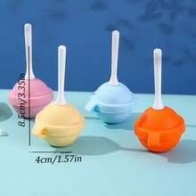8/10/12pcs Set DIY Summer Frozen Dessert, Random Color Round Ice Cream Mold, Creative Lollipop Ice Ball Popsicle Mold, Suitable For Homemade Ice Pops, Sorbet & Party Sweets, Easy Release Non-Stick - Multicolor Random - View 7
