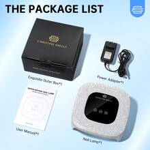 CHRISTINE SHELLY Portable Nail Lamp,  Light For Gel Nails, 48W, Plug-In Mini Nail Lamp Nail Dryer With Touch Control Auto Sensor And 3 Timer Settings Nail Light Portable Curing Lamp - AB鑽石 - 查看 8