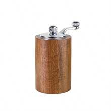 1pc/2pcs/3pcs Manual Wooden Sichuan Pepper & Black Pepper Mill, Home Use Salt Pepper Grinder, Kitchen Pepper Grinder - Brown - View 8
