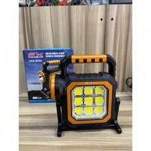 Lampara Led Solar portátil para acampar, reflector de luz trasera, múltiples modos de iluminación, recargable por USB, luz de trabajo de emergencia - Estrella - Ver 1