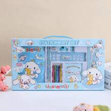 Bộ văn phòng phẩm - Bộ văn phòng phẩm dễ thương theo phong cách Kawaii, tông màu xanh pastel nhẹ nhàng, mộng mơ, với các thiết kế biểu tượng và nhân vật, đồ dùng học tập cao cấp, vật dụng văn phòng thiết yếu, đồ sưu tầm dành cho người hâm mộ. - bộ văn phòng phẩm - Xem 1