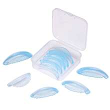 10pcs Silicone Eyelash Curler Pads, Eyelash Extension Isolation Pads - Multicolor - View 3