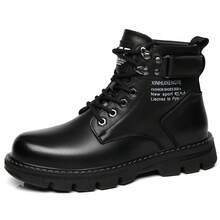 Men Oxford & Derby Boots - Y522 Black - View 7