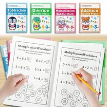 Sách bài tập toán cho trẻ em, luyện tập phép cộng và phép trừ, rèn luyện tính nhẩm, sách bài tập toán cơ bản. - Sách thẻ học toán cho trẻ em - Xem 7