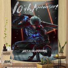 Metal Gear Rising Revengeance Tapestry Anime Tapestry Hanging Tarot Hippie Wall Rugs Dorm Wall Hanging Sheets - 圖3 - 查看 9