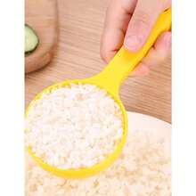 1pc Semi-Circle Rice Ball Mold, DIY Bento Box Tool, Plastic Rice Spoon, Back To School Essential - Multicolor - View 7
