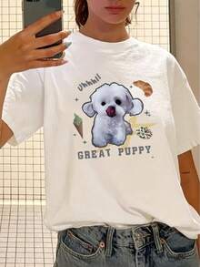 Women T-Shirts - White - View 1