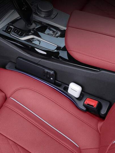 Bộ 2 miếng đệm khe hở ghế xe hơi cải tiến, dụng cụ bịt kín, chống rò rỉ & chống trượt, hộp đựng đa chức năng, phù hợp với nhiều dòng xe, vật dụng thiết yếu hàng ngày cho xe hơi, phụ kiện nội thất, quà tặng lý tưởng.