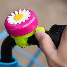3pcs/Set Bicycle Ribbon Bell Kit, 1pc Bicycle Bell & 1 Pair Bicycle Handle Grip Ribbons, Bicycle Accessories, Cycling Accessories - Multicolor - View 4