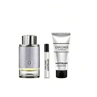  Montblanc Explorer Platinum Gift Set (Eau De Parfum Spray 100ml + Shower Gel 100ml + Eau De Parfum Spray 7.5ml)
