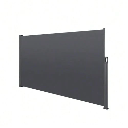Extendable Side Awning For Balcony, Garden And Terrace, Privacy Screen, Windbreak, Waterproof, Sun Protection. - Dark Gray - View 1