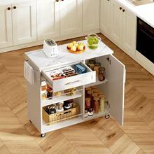 Storage Islands & Carts - White - View 1