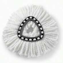 1 đầu lau xoay màu đỏ trắng chủ đề Giáng sinh - Xoay 360°, chất liệu sợi siêu nhỏ, lý tưởng cho việc lau dọn nhà cửa, dễ sử dụng. - Đầu lau xoay - Xem 8