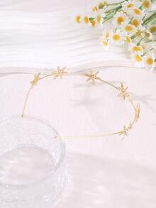 1 Stück Kristall Stern Haarband, luxuriöser funkelnder Stil, Haar-Accessoire für Alltag/Party/Date, dünnes Haarband für Frauen - Verschiedenfarbig - Übersicht 5