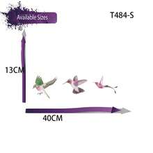 Pink & Green Tree Branch Wall Stickers, Decorative Spring/Summer Sakura Scenery For Bathroom, Bedroom, Living Room - Multicolor - View 10