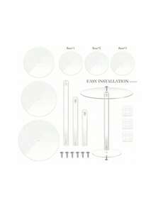 1/2 piezas Soporte transparente para piruleta, Estante de exhibición en forma de U con 15 agujeros, Adecuado para boda, cumpleaños, fiesta, tienda de dulces, cocina, panadería, decoración de dulces de Navidad y Halloween, Decoración de mesa de postres ahorradora de espacio, Soporte para exhibición de dulces, Decoración de escritorio, Suministros para fiestas, Decoración de habitación - Talla única - Ver 11