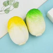 2026 New Cabbage Squeeze Stress Relief Toy, Slow Rebound Squeezing Soft Squishy Toy, Anxiety Relief Toy, Perfect Gift For Christmas, Valentine's Day, Halloween, Birthday - Squishy Toy - 1PC - View 6