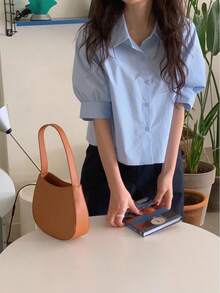 Women Tops - Blue - View 1