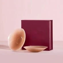 Sticky CAKES Circles Silicone Medical-Grade Adhesive Adhesive-Nip Nook Reusable 10 Wears Seamless Coverage Womenswear Bra - Caramel - View 9