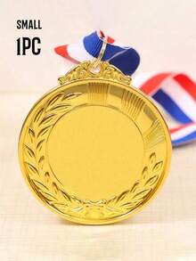 1pc Customized Metal Tag, Customized Medal, Wheat Edge Medal, Zinc Alloy Material, Children's Competition Medal, Sports Event Marathon Honor Badge, Can Be Used As Children's Encouragement Gift, Customized Wedding & Event - Multicolor - View 9