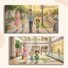 Sách tranh về an toàn cho trẻ em, an toàn thân thể, tiếp xúc đúng và sai, an toàn khi gặp người lạ, tự bảo vệ và giáo dục an toàn. - Sách tranh về an ninh dành cho trẻ em - Xem 4