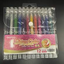 12-Color Washable Ballpoint Pens, Erasable, Quick-Drying, Anti-Clogging, Student Drawing Pens, Stationery Art Supplies, Smooth Writing Colorful Pen Set - Multicolor - View 7