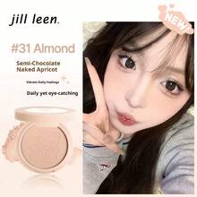 Jill Leen 柔霧腮紅盤，高光與修容彩妝 - 半巧裸杏31# - 查看 9
