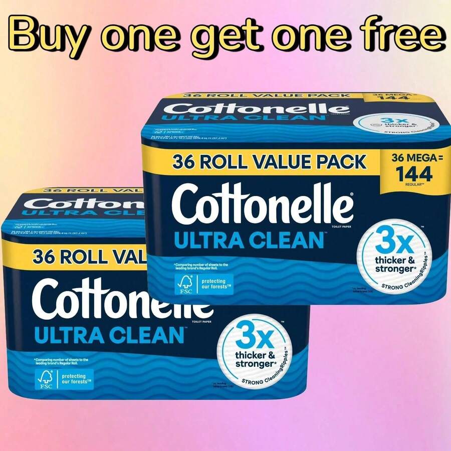 Buy One Get One Free,Ultra Clean Toilet Paper-Just One Wipe Is Enough To Remove More Stains. It Can Remove Up To 100% Of Residues And Odors. It Is Suitable For Outdoor Use, Travel And Various Other Purposes. - 1 - Xem 1