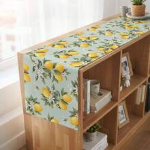 Summer Lemon Fruit Table Runner Holiday Party Decor Reusable Farmhouse Kitchen Dining Table Runner Wedding Decorations - Multicolor - View 7