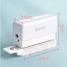 1pc A5/B5/A4 Paper Punch, Can Punch 6 Holes At Once, Suitable For Handmade Photo Album, Loose-Leaf Notebook, Available In Multiple Colors - Multicolor - View 5