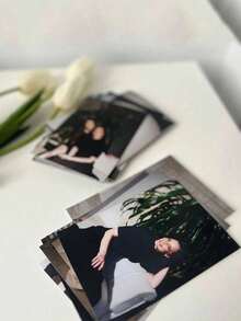 1/3/5/10/20/30/50pcs Personalized Photo Printing, Customized Photo Paper Cards With Text, Mini Photo Prints, Wedding Party Decoration, Romantic Couple Gift, Birthday Anniversary Keepsake, DIY Photo Souvenir, Memory Printing, Customized Image Printing, Aesthetic Photo Cards - Multicolor - View 6