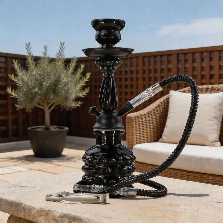 Steady And Exquisite Hookah, Exquisite Glass Pot, Portable And Exclusive, Making It An Ideal Holiday Gift For Family And Friends - one-size - View 1
