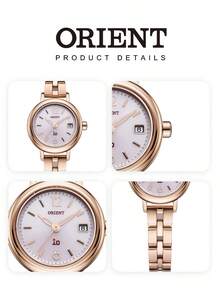 Orient Đồng hồ nữ LADY ROSE Series có kiểu dáng thời trang và chức năng thiết thực SWG02001Z0 - Vàng - Xem 5