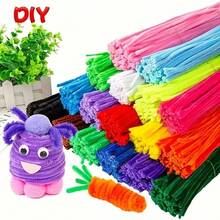 100 buah Strip Pembersih Akar Rambut, Tongkat Pembengkok, Tongkat Bulu, Cocok untuk Seni Kerajinan Tangan DIY - Akar Rambut Berwarna-warni dalam Warna Cerah, Tiang Tali Berwarna-warni Sangat Cocok untuk Proyek Kerajinan Tangan Anak-anak, Aktivitas Kelas, dan Dekorasi Kreatif (Warna Acak) - MultiWarna - View 2