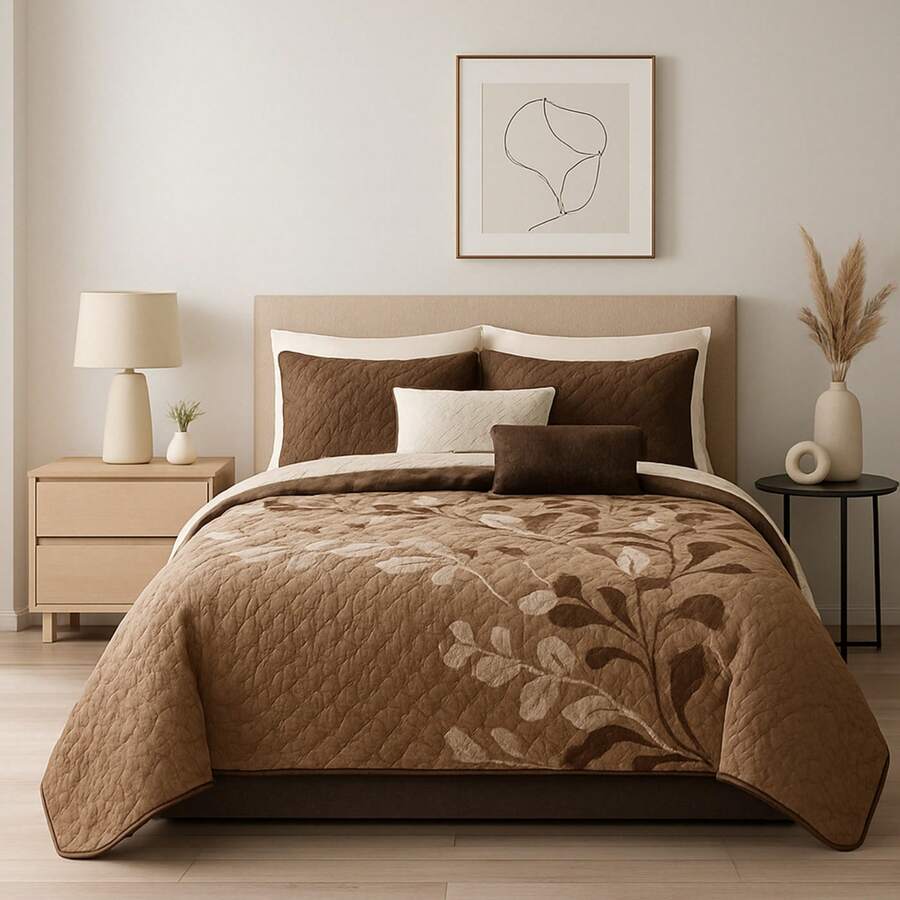 No More Sweltering Nights! Get Your Lightweight Comforter Today And Sleep Cool! -BEUTTY HOME - 栗 - 查看 1