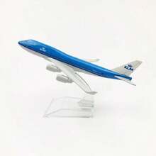 Avión de aleación KLM B747, escala 1/400, 16cm, 747 modelos de avión, juguetes, decoración, regalos de colección para niños - 16CM B747 - Ver 2