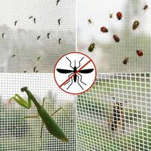 1pc White Mosquito Window Screen, Self-Adhesive Invisible Insect Mesh, Easy Installation Without Drilling, Effectively Blocks Mosquitoes While Allowing Ventilation, Summer Use - White Sheet - View 10