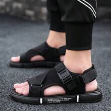Sandal Outdoor Modis Terbaru untuk Pria, Sandal Kasual untuk Remaja dan Pelajar, Sandal Pantai - Hitam - View 6