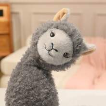 1pc Realistic Plush Alpaca Stuffed Animal Doll, Soft & Comfortable, Cute Animal Shaped Gift, Suitable For Children - Alpaca Curls - View 8