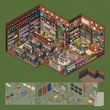 New Series 3.0：3D風景貼紙、微縮場景、DIY減壓手帳貼紙玩具、DIY房屋貼紙、微縮世界收納貼紙、可堆疊3D房屋剪貼簿用品、剪貼簿學校用品 - 均碼 - 查看 6